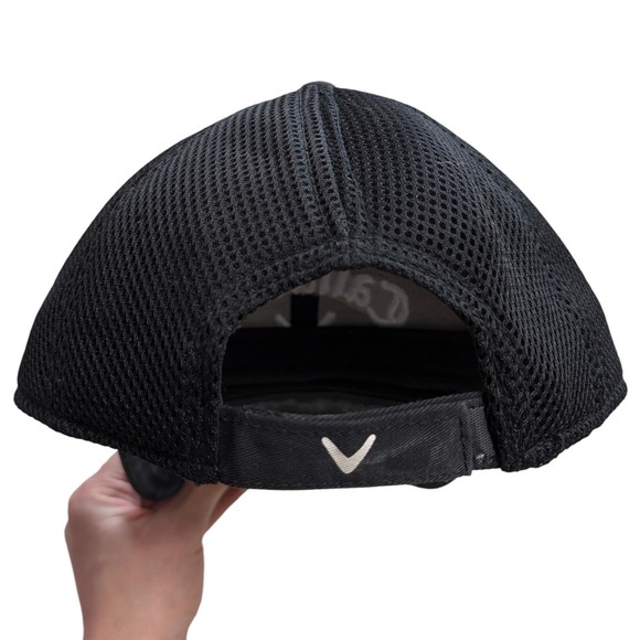 Callaway Men's Black Logo Adjustable Baseball Cap Hat - Picture 3 of 6